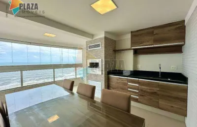 Apartamento com 4 dormitórios para alugar, 196 m² por r$ 12.000,00/mês - aviação - praia grande/sp