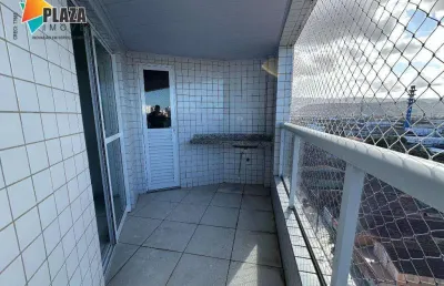 Apartamento com 2 dormitórios à venda, 94 m² por r$ 395.000,00 - vilamar - praia grande/sp