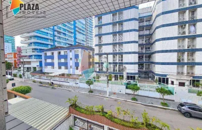 Apartamento com 2 dormitórios à venda, 42 m² por r$ 310.000,00 - canto do forte - praia grande/sp
