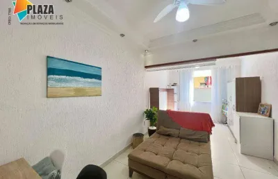 Kitnet com 1 dormitório à venda, 29 m² por r$ 210.000,00 - aviação - praia grande/sp