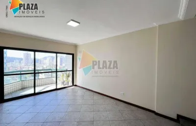 Apartamento com 3 dormitórios para alugar, 107 m² por r$ 4.200,00/mês - canto do forte - praia grande/sp