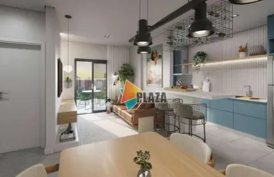 Apartamento à venda, 78 m² por r$ 515.000,00 - canto do forte - praia grande/sp