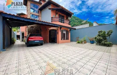 Casa com 6 dormitórios à venda, 327 m² por r$ 1.980.000,00 - canto do forte - praia grande/sp