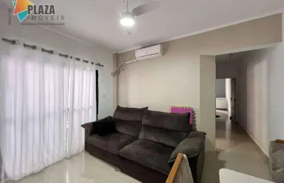 Apartamento com 2 dormitórios à venda, 78 m² por r$ 350.000,00 - vila guilhermina - praia grande/sp