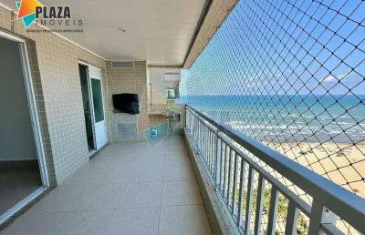 Apartamento com 2 dormitórios para alugar, 91 m² por r$ 5.500,00/mês - aviação - praia grande/sp