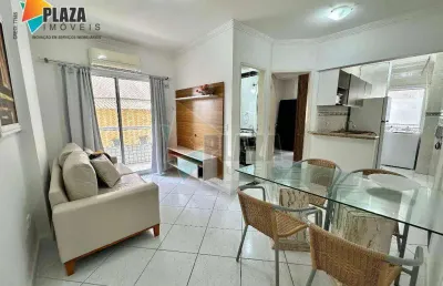 Apartamento com 2 dormitórios para alugar, 54 m² por r$ 3.500,00/mês - canto do forte - praia grande/sp