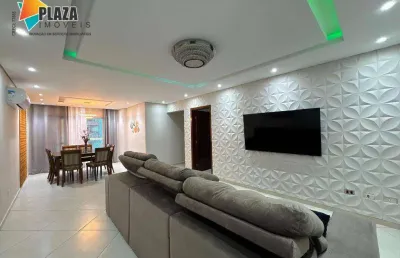 Apartamento com 3 dormitórios para alugar, 124 m² por r$ 6.300,01/mês - canto do forte - praia grande/sp