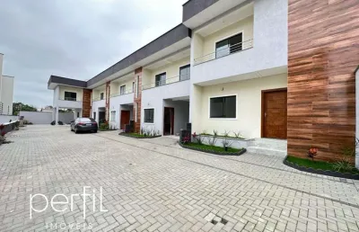 Casa em condomínio à venda em joinville-sc, bairro bom retiro: 3 quartos, 1 suíte, 3 salas, 1 banheiro, 2 vagas, 119,14m².