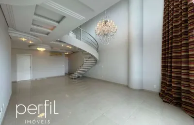Cobertura duplex a venda com três suítes no bairro centro - joinville/ sc