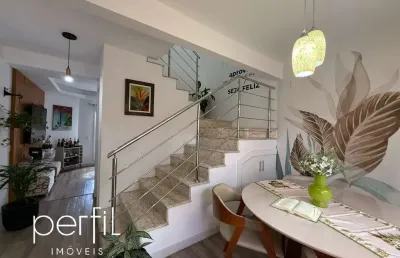 Casa a venda com 3 quartos sendo 2 suítes no bairro santo antônio - joinville/ sc