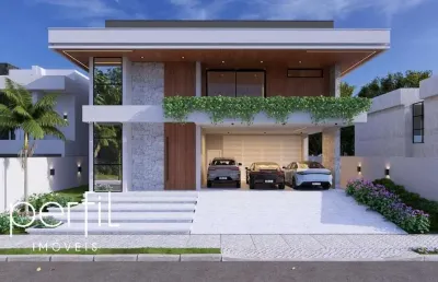 Casa a venda no royal garden 4 suítes e piscina no bairro pirabeiraba - joinville/ sc