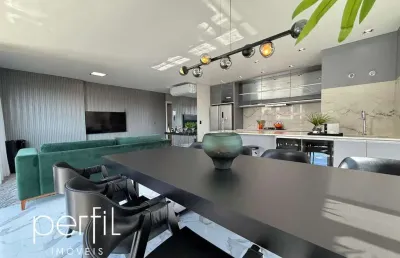 Apartamento porteira fechada com 3 suítes e 2 vagas de garagem no bairro américa - joinville, sc