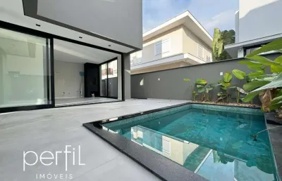 Casa em condominio no quinte essence para venda com três suítes no bairro vila nova - joinville/ sc