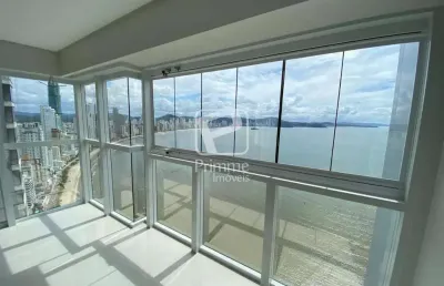 Apartamento frente mar 4 suítes andar alto, barra sul, balneário camboriú - sc