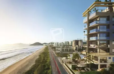 Apartamento frente mar 4 suítes na praia brava, praia brava, itajaí - sc