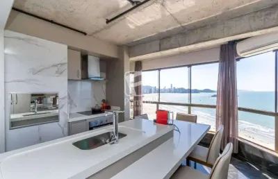 Apartamento com 4  suites frente mar - locação anual, centro, balneário camboriú - sc