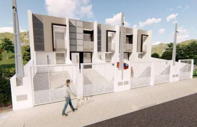 Sobrado com 2 dormitórios à venda, 80 m² por r$ 451.000,00 - centro (pirabeiraba) - joinville/sc