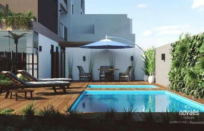 Apartamento com 2 dormitórios à venda, 55 m² por r$ 420.000,00 - bom retiro - joinville/sc
