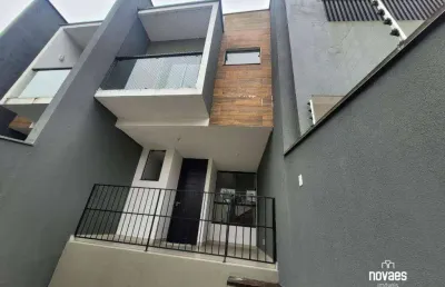 Sobrado com 2 dormitórios à venda, 90 m² por r$ 470.000,00 - santo antônio - joinville/sc