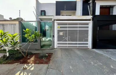 Sobrado à venda em maringá, jardim iguaçu, com 3 quartos, com 155 m² de construção