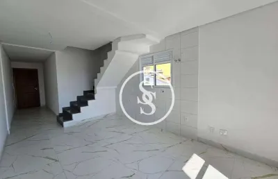 Cobertura com 2 dormitórios à venda, 70 m² por r$ 550.000,00 - vila alice - santo andré/sp