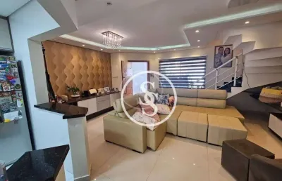 Casa sobrado vago com 3 dormitórios, 165 m²e 4 vagas de garagem, à venda por r$ 890.000 - assunção - são bernardo do campo/sp