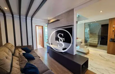 Cobertura com 3 dormitórios à venda, 126 m² por r$ 890.000,00 - vila gonçalves - são bernardo do campo/sp