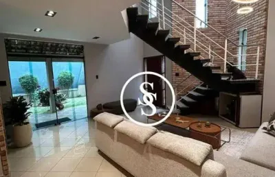 Sobrado com 3 dormitórios à venda, 295 m² por r$ 1.550.000,00 - jordanópolis - são bernardo do campo/sp