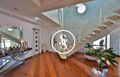 Cobertura duplex de alto padrão com 600 m² de área privativa, 4 suítes e 6 vagas de garagem, por r$ 3.995.000,00 - centro - são bernardo do campo/sp
