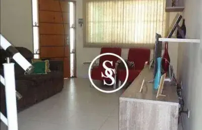 Sobrado com 3 dormitórios, 2 vagas de garagem, por r$ 800.000,00 - paulicéia - são bernardo do campo/sp