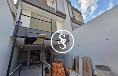 Casa sobrado novo com 195 m² de área construída, 3 suítes, 4 vagas de garagem, por r$ 1.390.000,00 - assunção - são bernardo do campo/sp