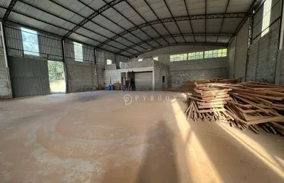 Galpão para alugar, 750 m² por r$ 18.150,00/mês - bandeira branca - jacareí/sp