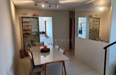 Cobertura com 3 dormitórios, varanda gourmet e hidromassagem externa à venda, 140 m² por r$ 860.000 - jardim santa maria - jacareí/sp