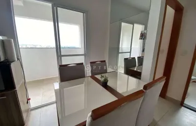 Apartamento 53m² com sacada, 2 dormitórios à venda por r$ 370.000 - jardim das indústrias - jacareí/sp