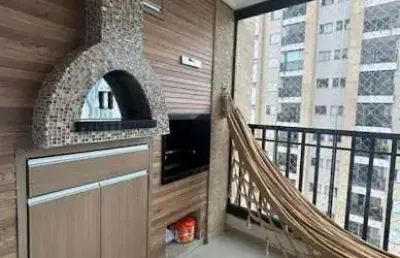 Belíssimo apartamento com varanda gourmet, 3 dormitórios à venda, 80 m² por r$ 639.000 - vila machado - jacareí/sp