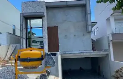 Sobrado novo  com 3 dormitórios à venda, 257 m² por r$ 1.537.000 - condomínio residencial fogaça - jacareí/sp