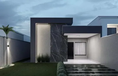 Vende-se casa com 2 quartos sendo uma suíte,  área de lazer com churrasqueira, setor  bosque sereno