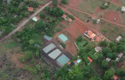 Chacara com nascentes e repreza  à venda, garavelo sul 1, hidrolândia, go - pronta para construir