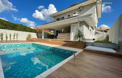 Bela casa com 4 suítes à venda no residencial gran ville em atibaia sp -lairton imóveis