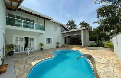 Casa de luxo mobiliada à venda no residencial shambala ii, atibaia - 278 m² de construção