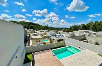 Casa de luxo com 3 suítes à venda - rio abaixo, atibaia/sp