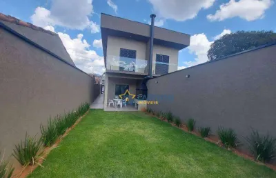 Casa moderna de 3 suítes à venda em alvinópolis, atibaia/sp - espaçosa e com espaço gourmet