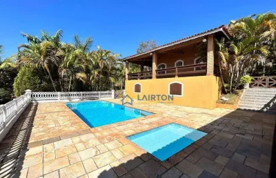 Chácara com 3 dormitórios à venda - jardim maracanã, atibaia/sp -