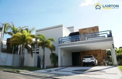 Casa de luxo com vista para o lago à venda no residencial shamballa ii - atibaia/sp - 408 m²