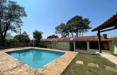 Chácara à venda em chácaras fernão dias, atibaia - 4 dormitórios e piscina - 1795 m²