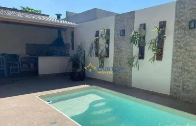 Sobrado à venda no jardim maristela, atibaia/sp – 4 suítes, piscina, espaço gourmet – 213 m²