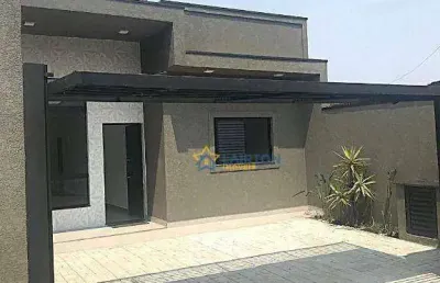 Casa térrea com 3 dormitórios e piscina à venda - 104 m² - nova cerejeiras, atibaia/sp