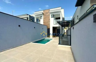 Casa moderna com 3 suítes à venda - 180 m² - jardim do lago, atibaia/sp