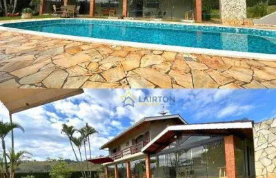Chácara à venda em condomínio fechado na divisa piracaia/atibaia – 3 suítes, piscina climatizada e lazer completo