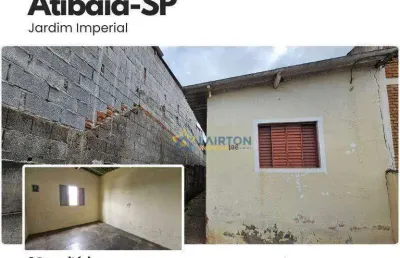 Casa com 1 dormitório à venda no jardim imperial, atibaia – excelente localização para investimento